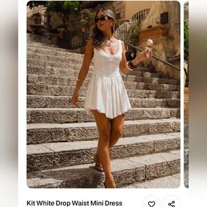 12th Tribe Kit Drop Waist Mini Dress